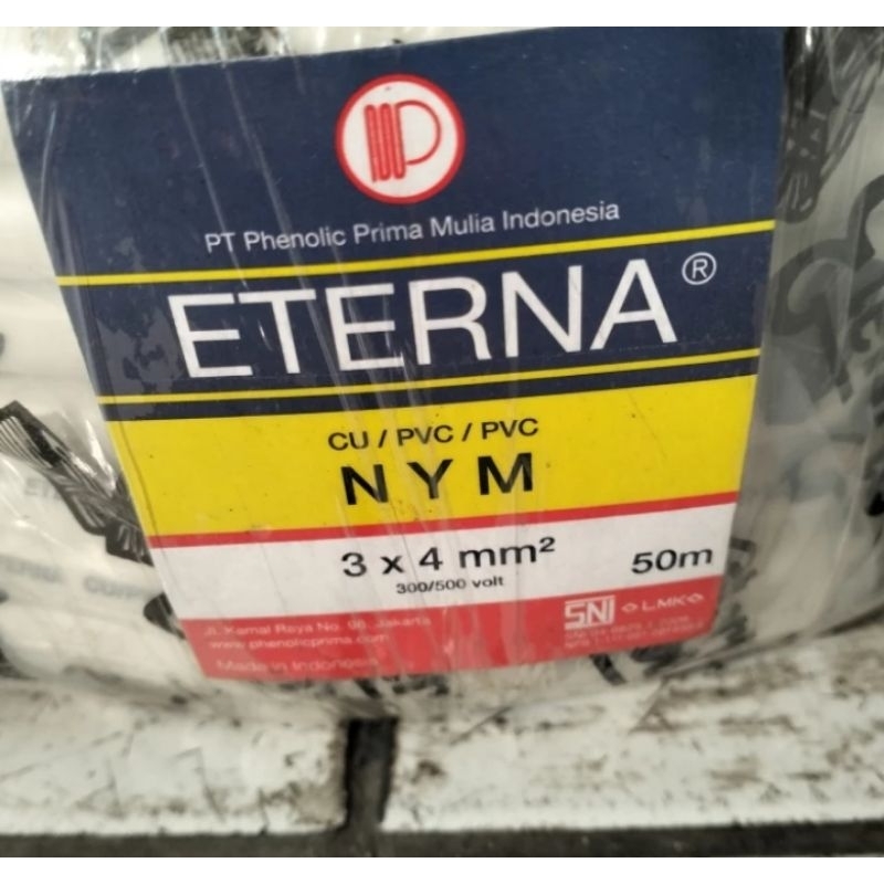 Kabel NYM Eterna 3x4x50