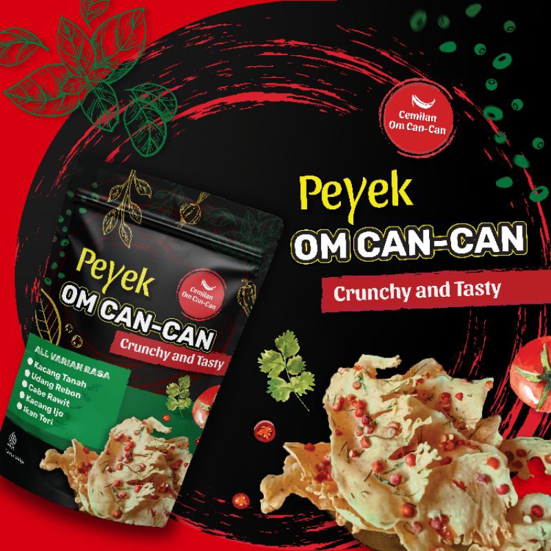 

Peyek kacang 150g premium pouch
