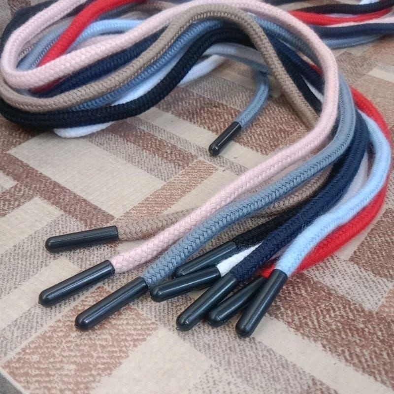 Tali Hoodie Katun Ujung Kapsul Plastik