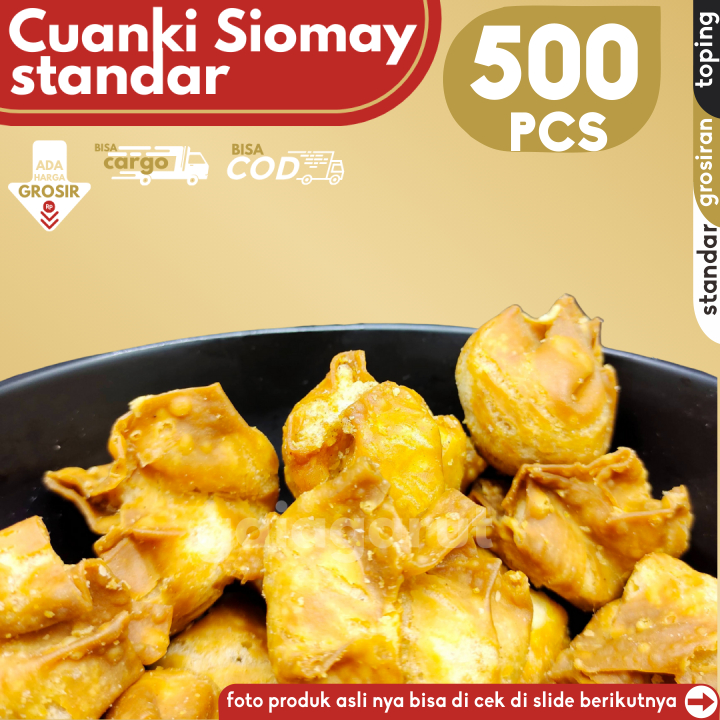 

GROSIRAN - 500pcs Cuanki SIOMAY isi 5x100pcs rasa ikan by GaiaGarut