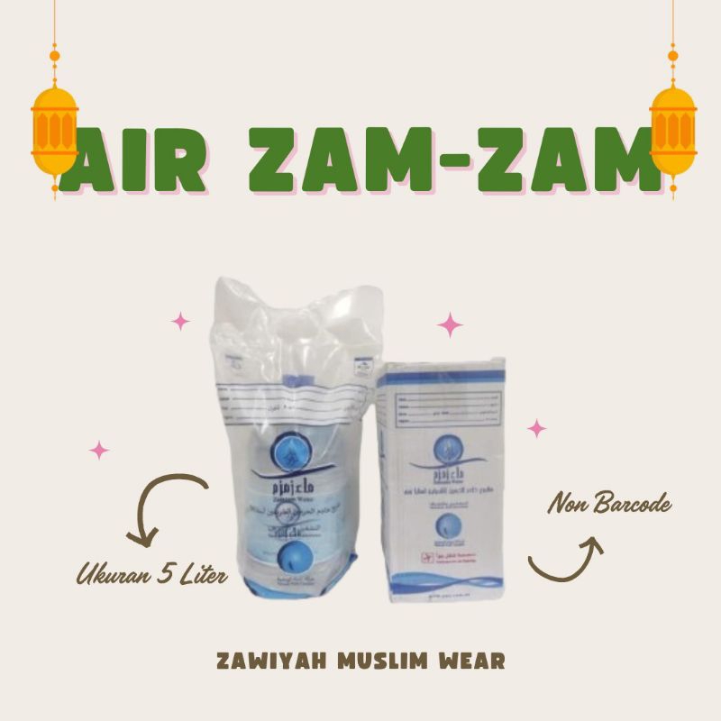 

AIR ZAM ZAM OLEH OLEH HAJI UMROH COCOK JUGA UNTUK BUKA PUASA RAMADHAN MINUMAN KESEHATAN
