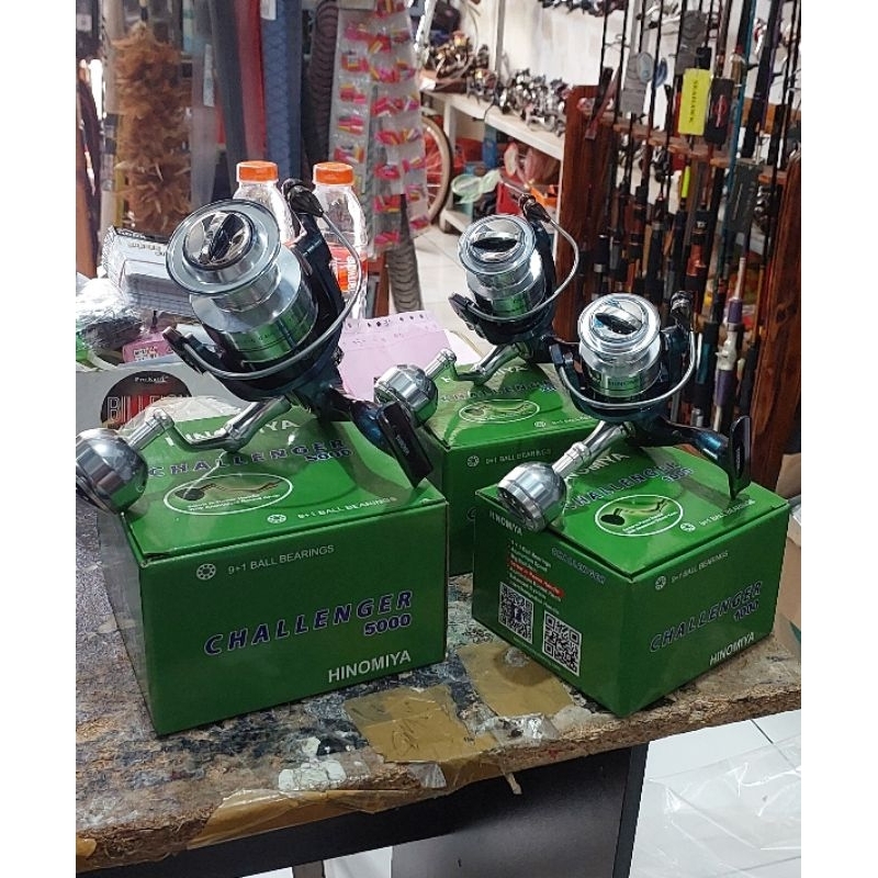 Reel hinomiya challenger 1000 3000 5000 power handle