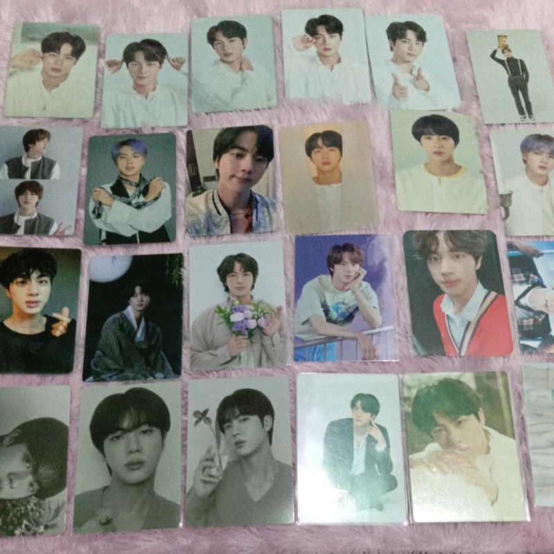 BTS MPC MINIPHOTOCARD OFFICIAL KIM SEOKJIN LYS MONOCHROME MEMBERSHIP DALMAJUNG WINGS  MAGIC SHOP BAN