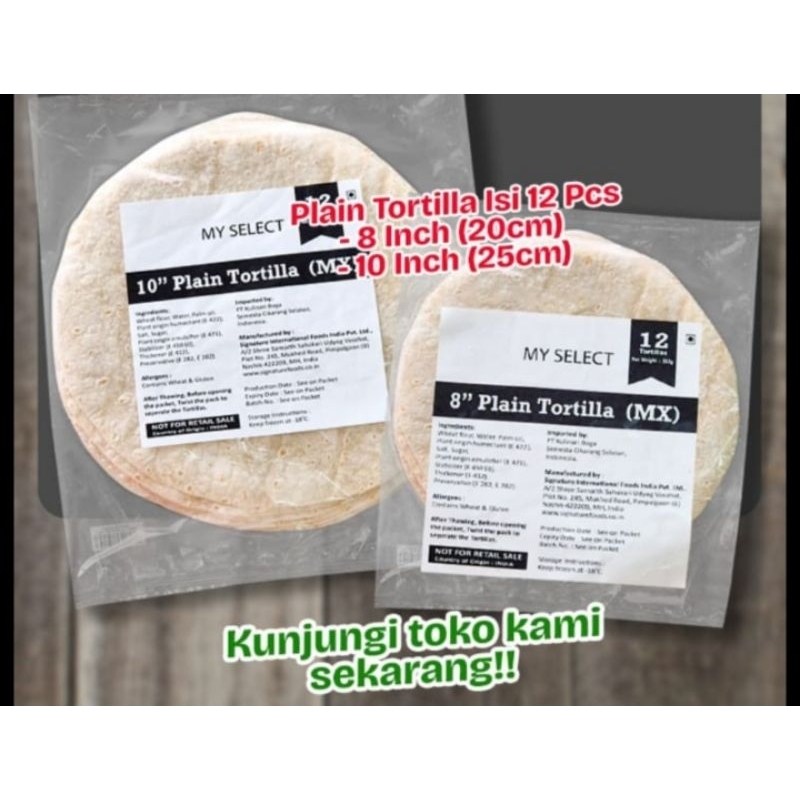 

KULIT KEBAB TORTILLA DIAMETER 8INC ( 20CM) BEST QUALITY PREMIUM