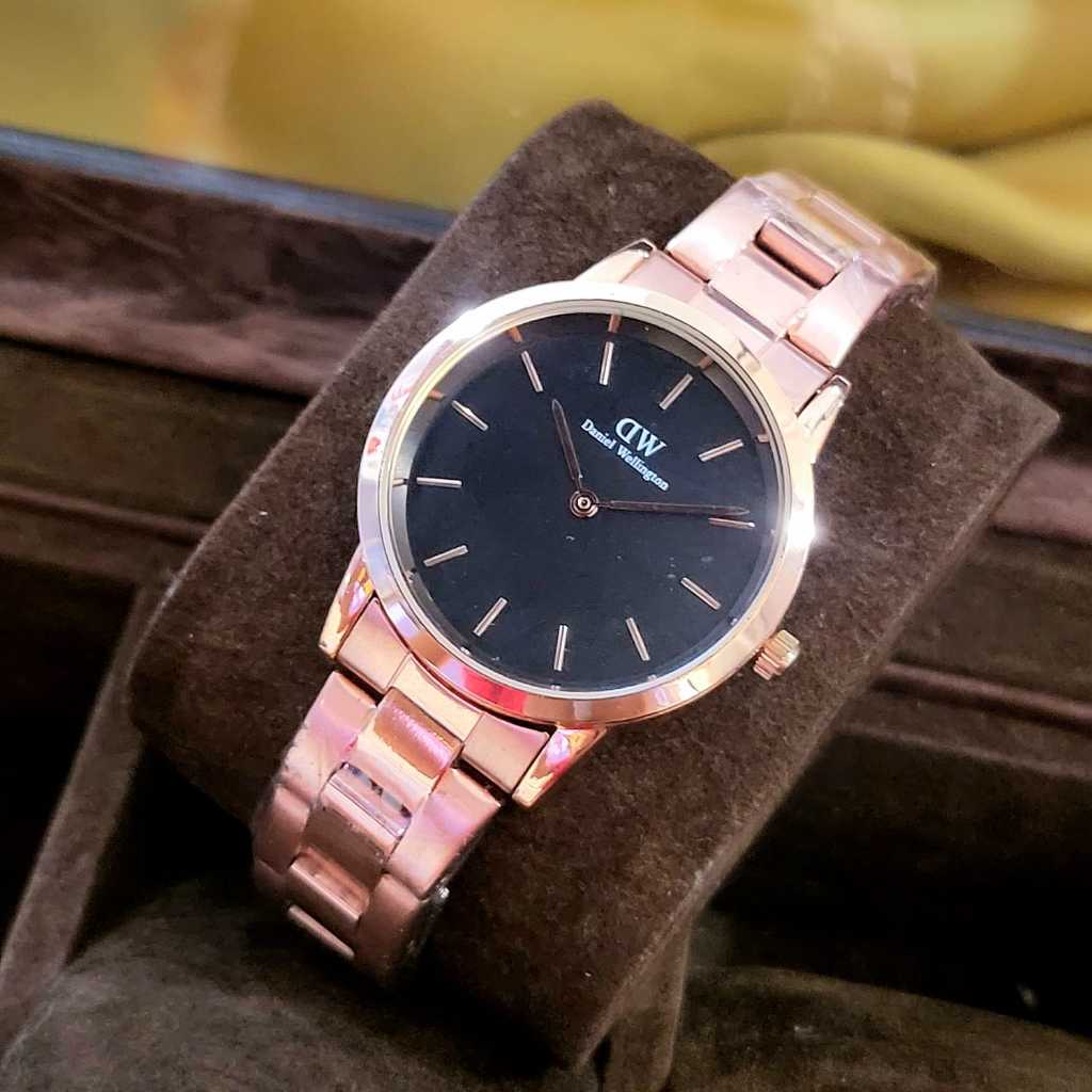 Jam Tangan Wanita  Dw kode 255T tali rantai 36 mm  jam tangan import termurah