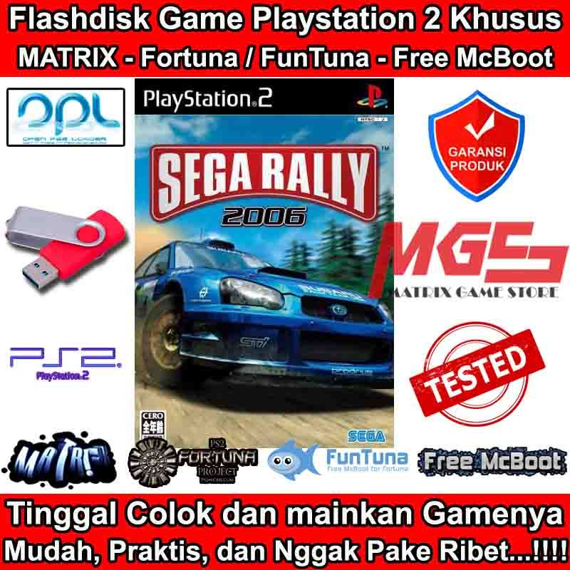 Flashdisk Game PS 2 PS2 Sega Rally 2006