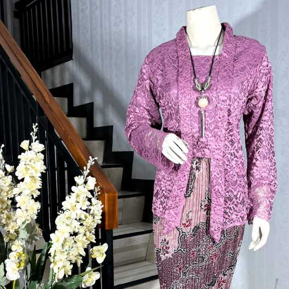 Atasan Kebaya Brokat Kutubaru Atasan Kebaya Brokat Modern Masa Kini Atasan Brokat Kondangan