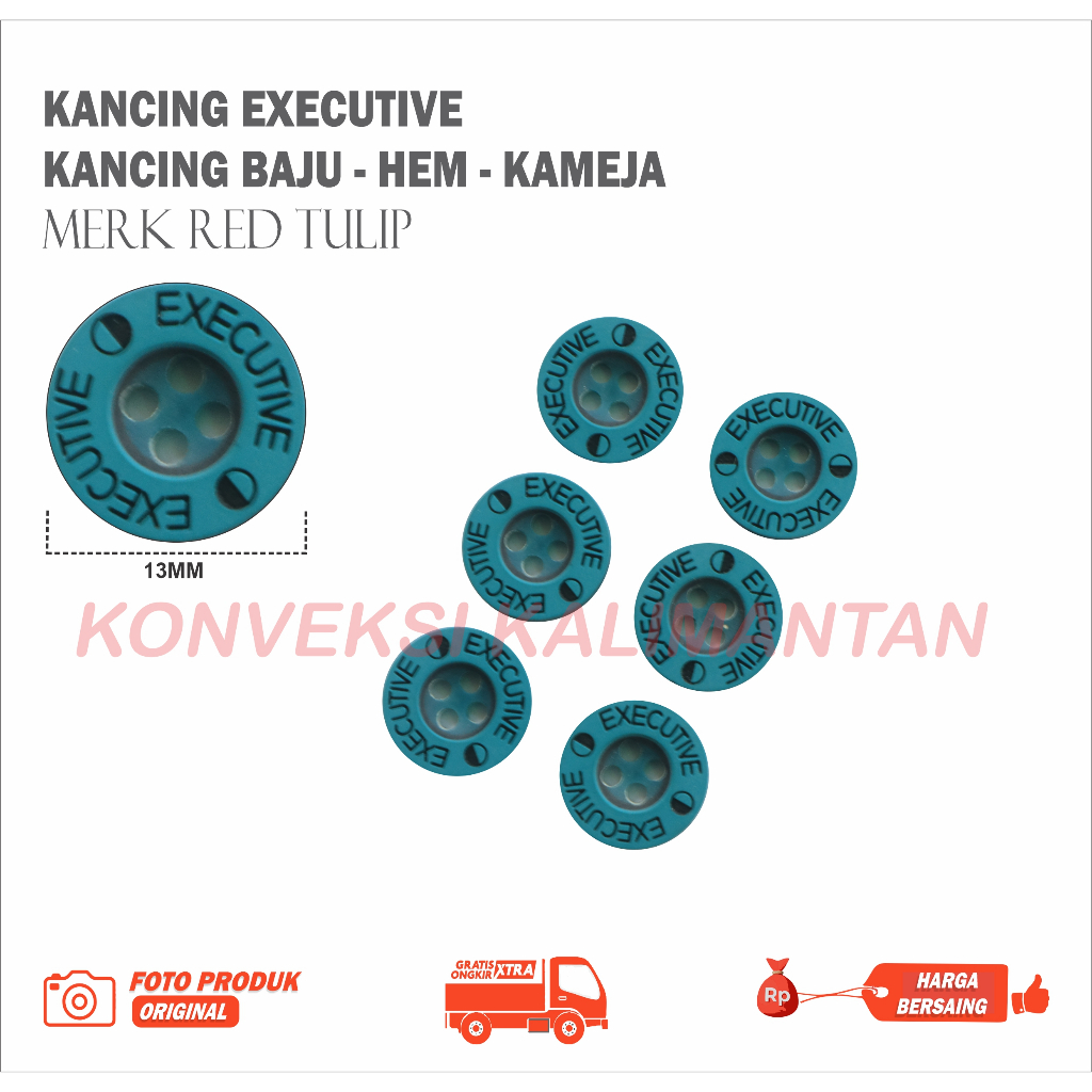 KANCING HEM KAMEJA EXECUTIVE PER GROSS