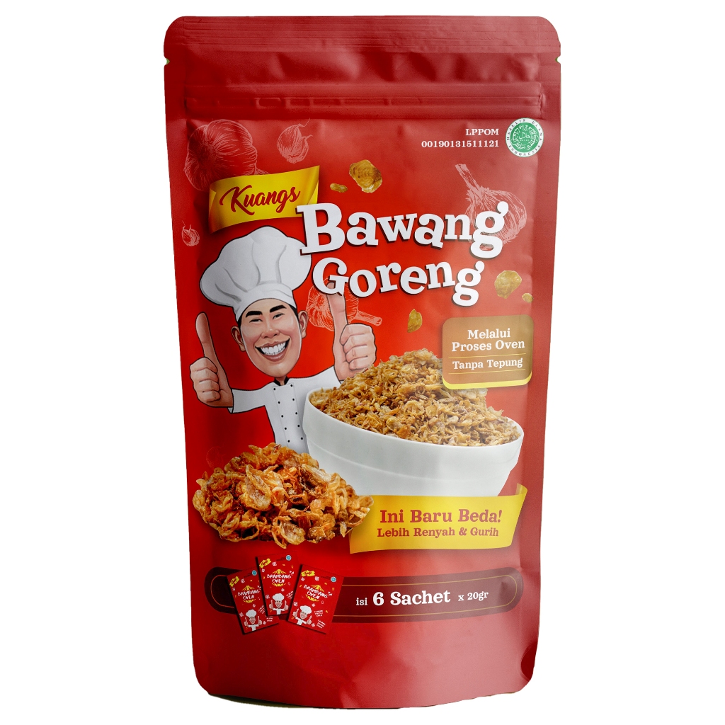 

[HALAL] BAWANG GORENG OVEN 120GR - 100% BAWANG MERAH TANPA CAMPURAN TEPUNG