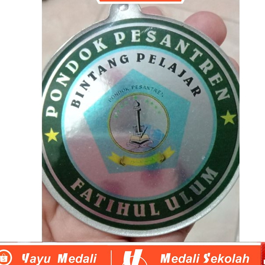 

New Medali Bahan Flat cor resin termurah Bisa Custom Free desain Logo