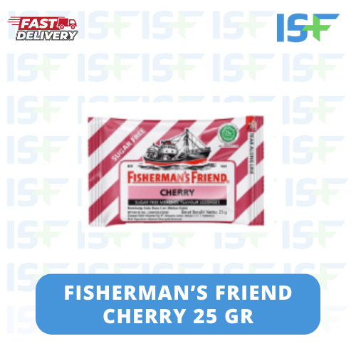 

⭐ISF⭐Fisherman's Friend Cherry - 25 g / Permen Fisherman Pelega Tenggorokan / Permen Gambar Kapal