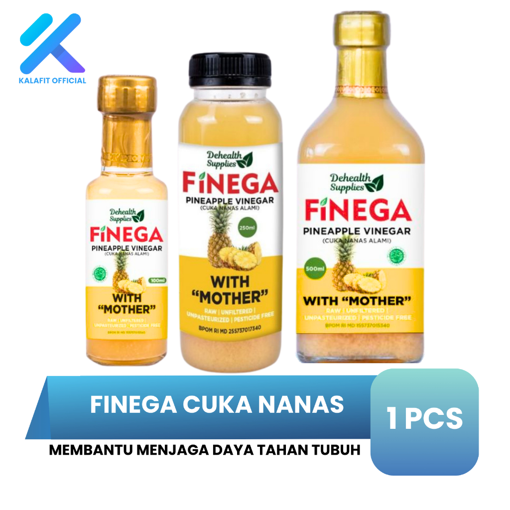

Finega Cuka Nanas Asli Original Atasi Diabetes dan Kolesterol