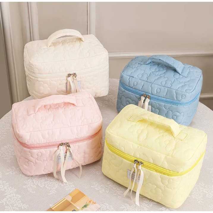 Tas Kosmetik Besar Tas Make Up Aesthetic Pastel Puffy Pouch