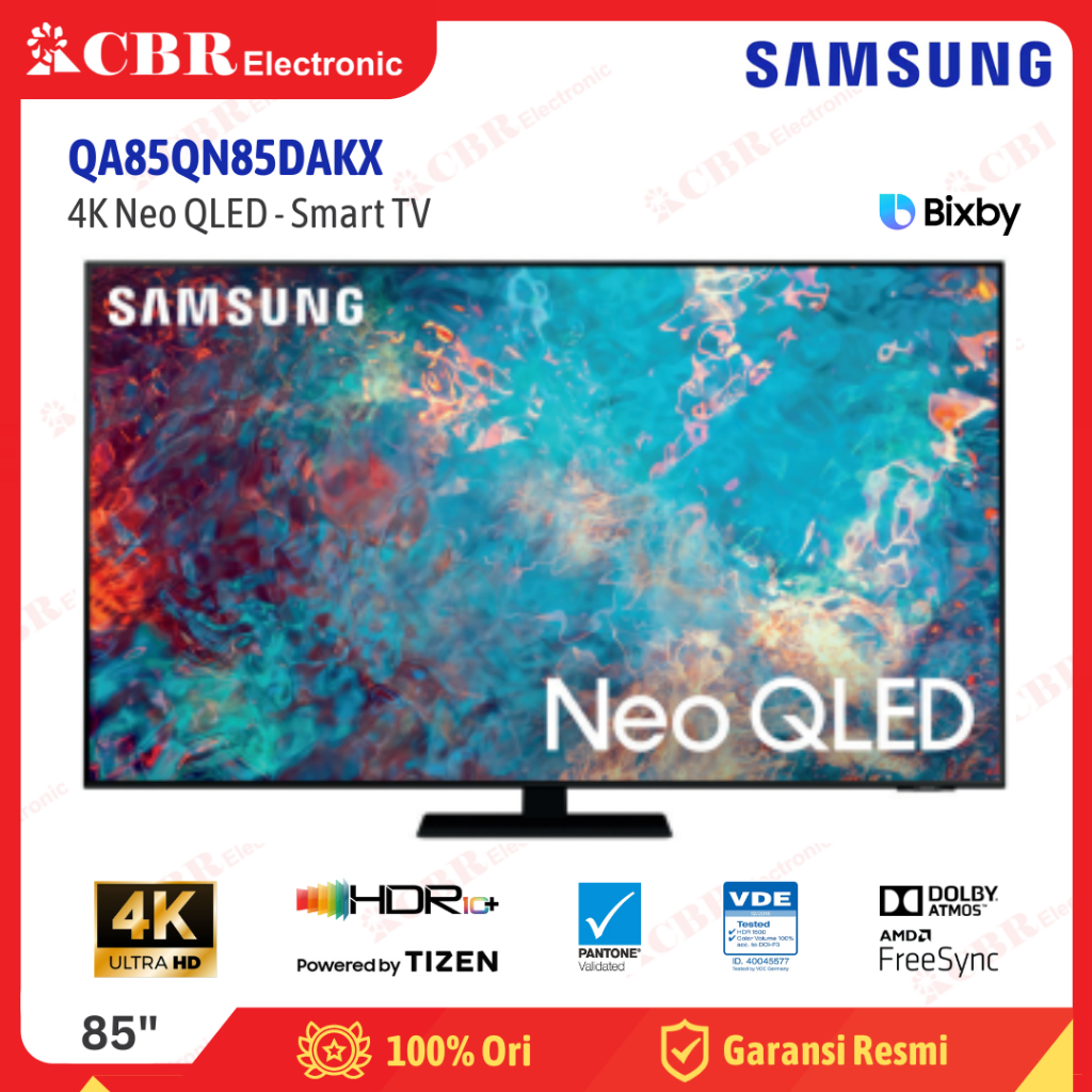 TV SAMSUNG 85 Inch LED QA85QN85DAKX (4K Neo QLED-Smart TV)