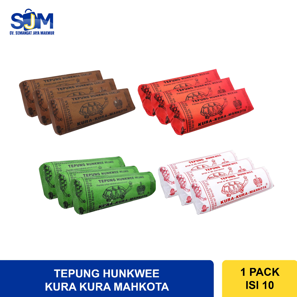 

Tepung Hunkwe – Hunkwee Cap Kura Kura Mahkota