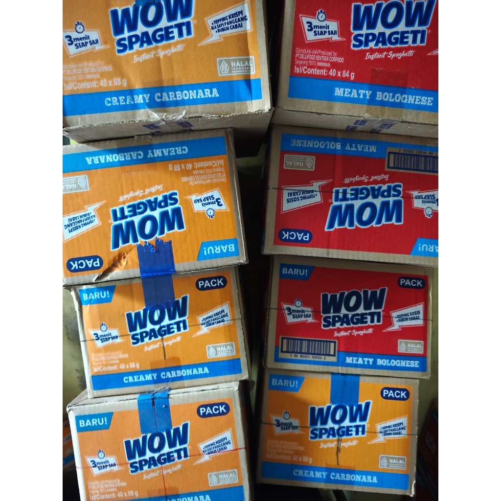 

(DUS) WOW Spageti Pasta Spaghetti Instan isi 40 pcs