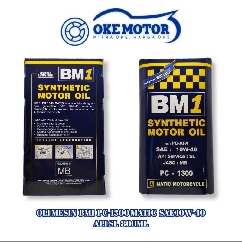Oli Mesin BM1 PC-1300 MATIC 800ML