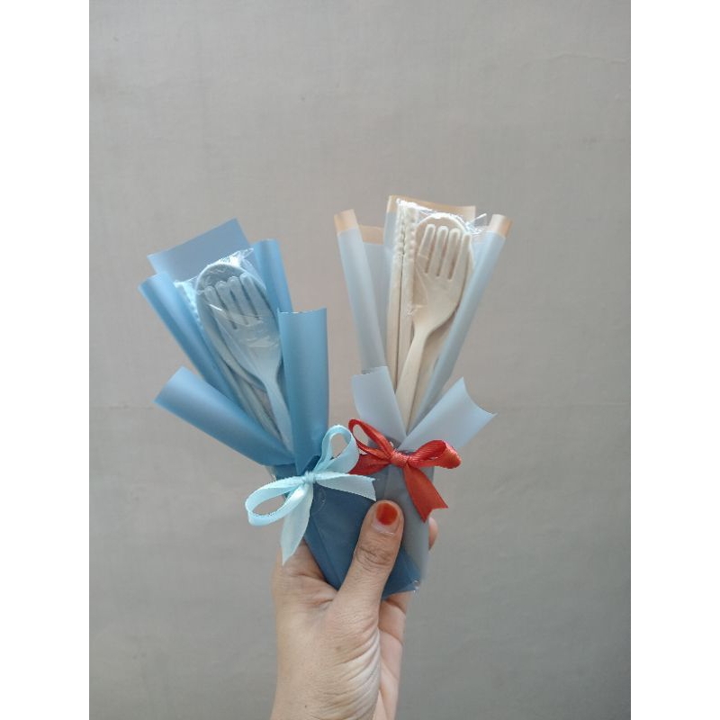 Souvenir Sendok dan Garpu (Buket Sendok Garpu)
