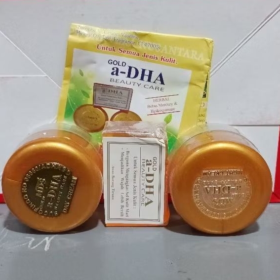 [Set] Cream Adha Gold Asli 2 Sabun