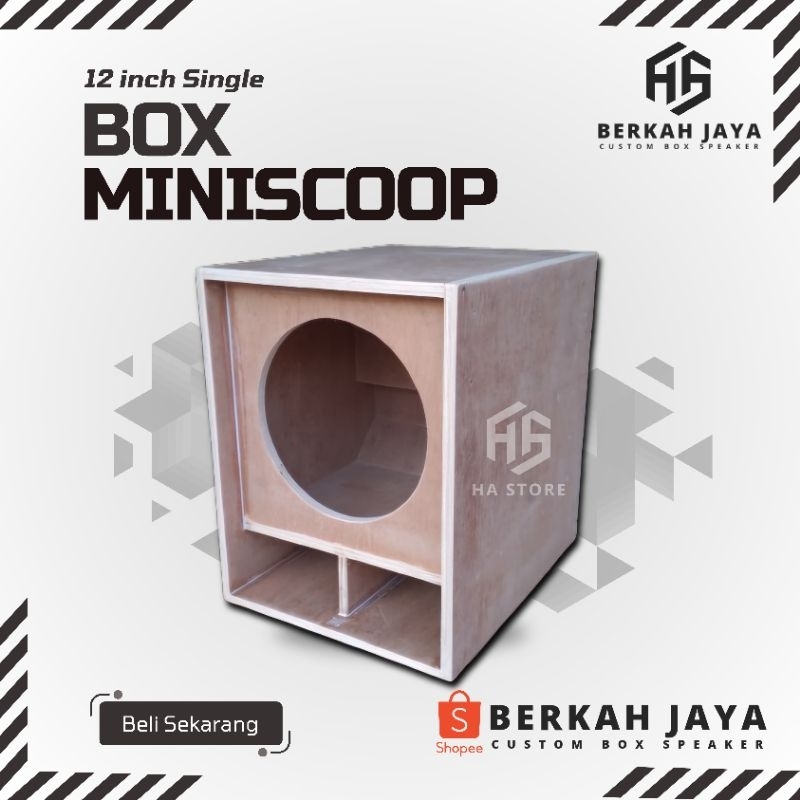 Box Speaker Miniscoop 12 Inch Single (15ml)
