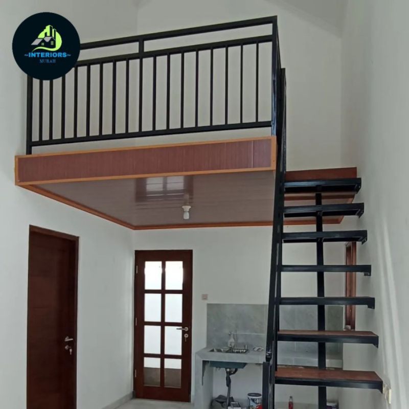 mezanine lantai kalsifloor rangka besi hollow