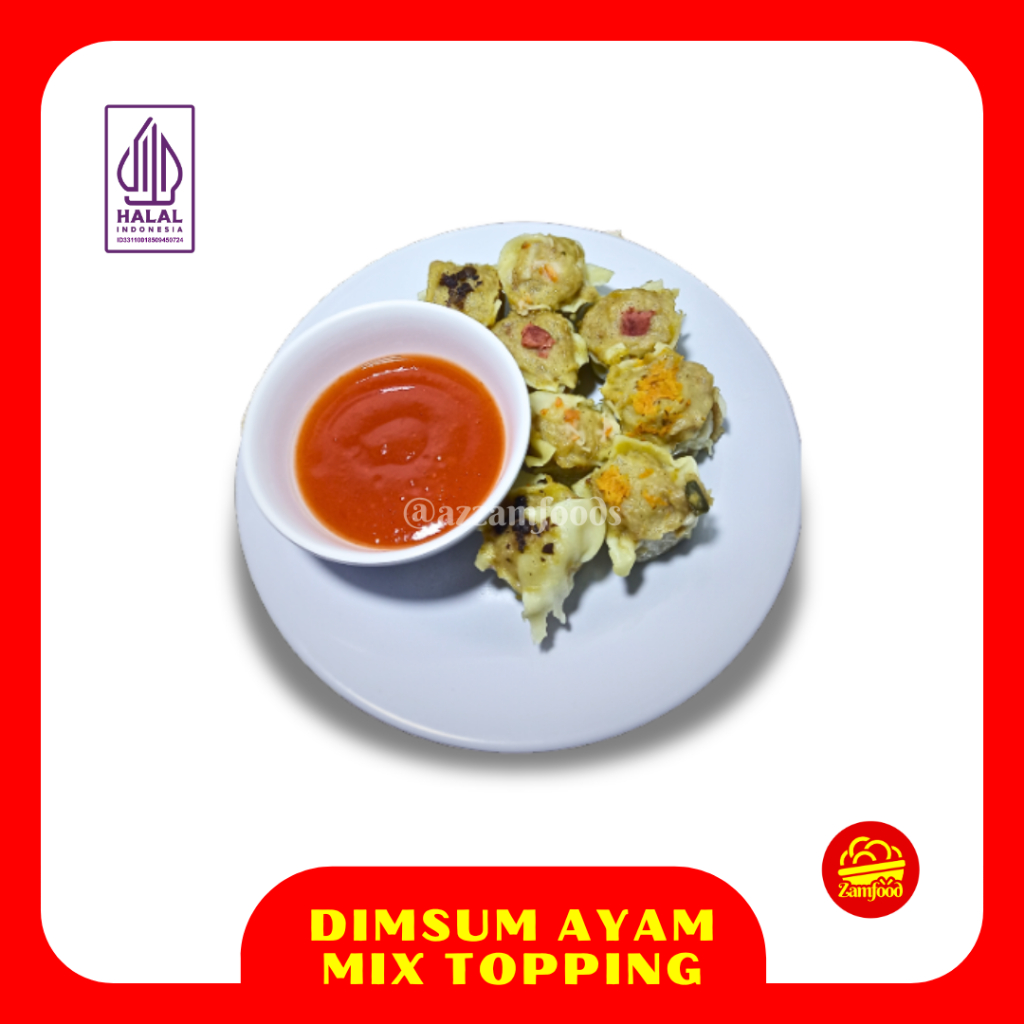 

Dimsum Ayam Frozen Premium isi 8 halal tanpa pengawet