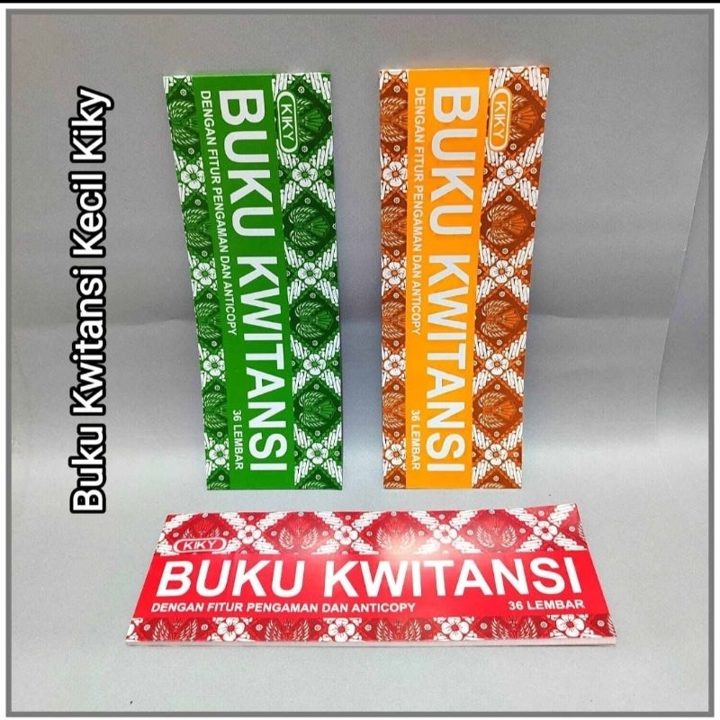

1 Pak Kwitansi Kecil Isi 10 Buku