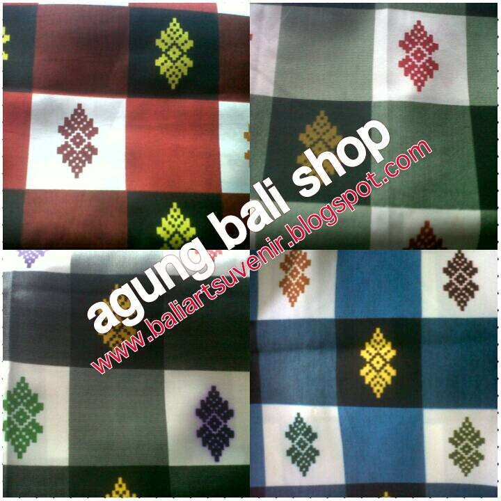 sarung bali loreng kotak kotak