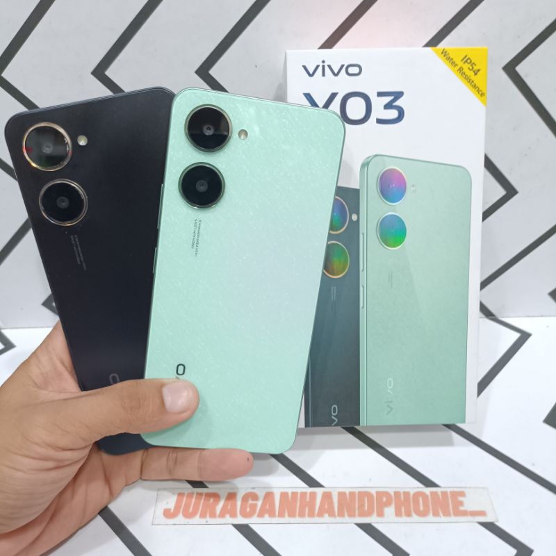 VIVO Y03 RAM 4/128GB 4/64GB HP SECOND SEKEN BEKAS FULLSET