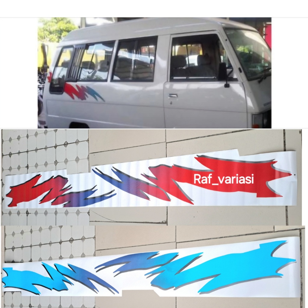 Stiker Mitsubishi L300 minibus van starwagon sticker mitsubshi wagon / mitsubishi starwagon