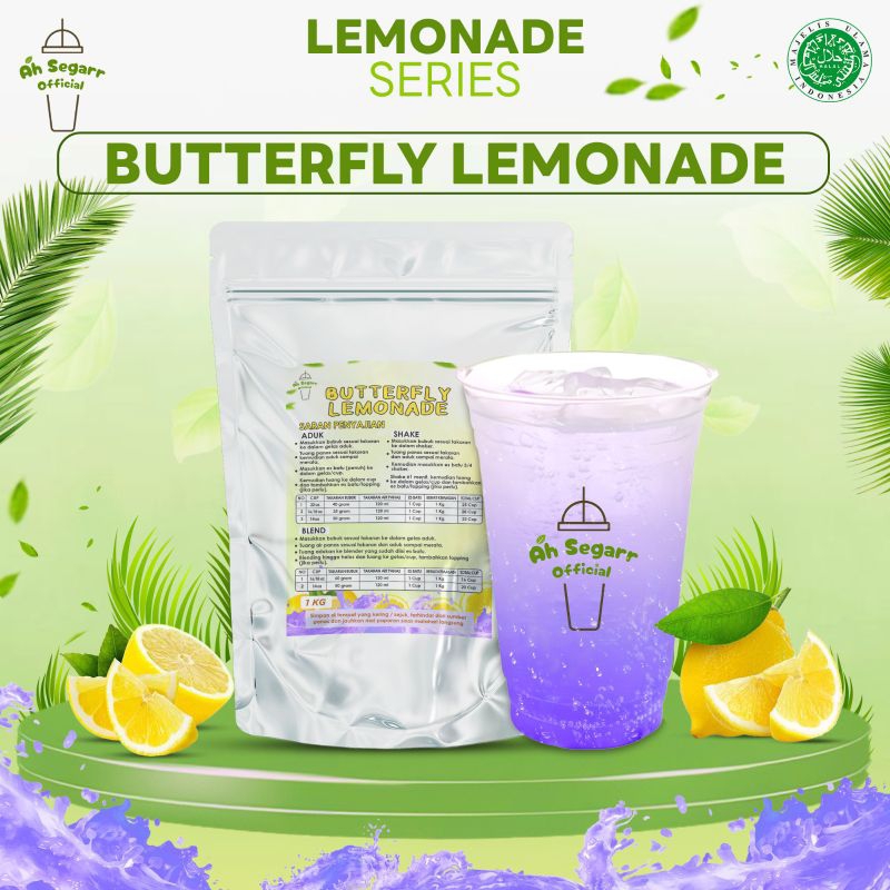 

[Bisa Cod] Butterfly Lemonade// Bubuk Minuman Premium Instan 1Kg