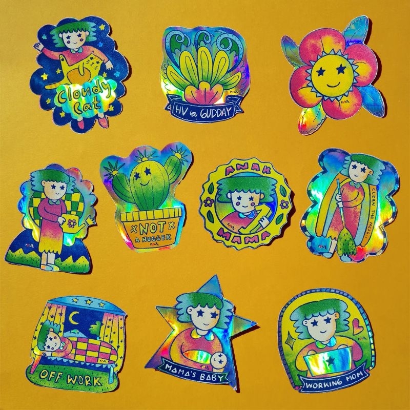 

Sticker Holo Holo Star Mama