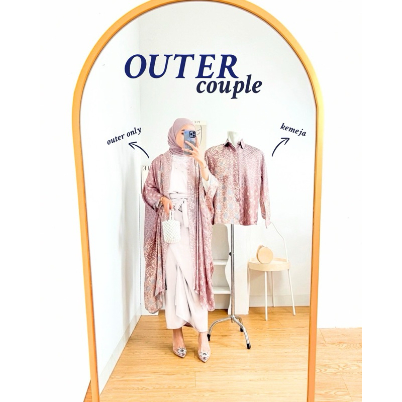 Outer Couple (Outer Only + Kemeja) Batik Viscose (Outer Saja Tanpa Inner)
