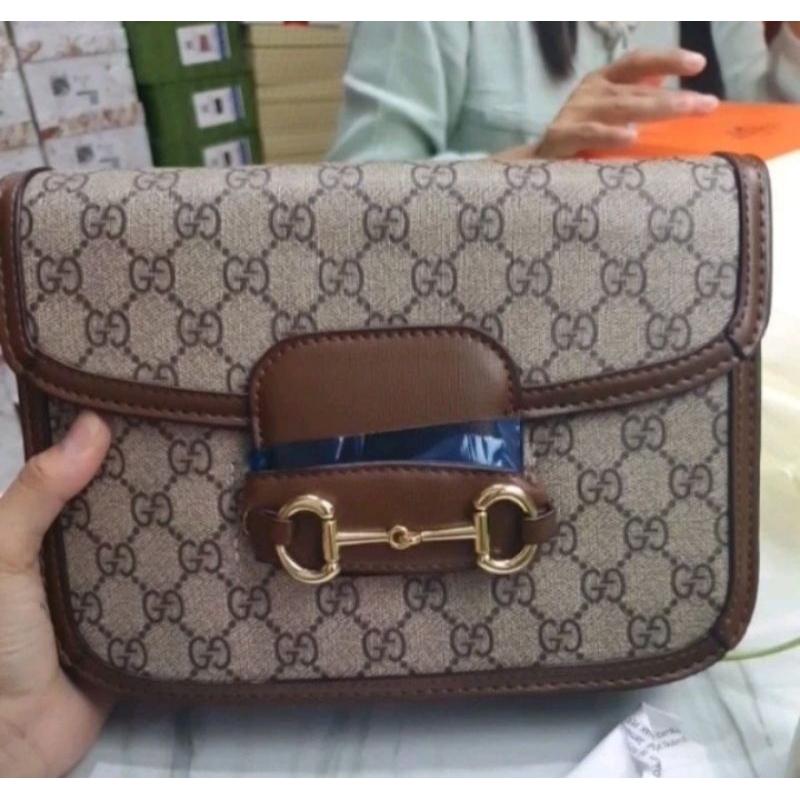 [Ready Stock] Tas Guccii Horsebit Import VVIP Double Box