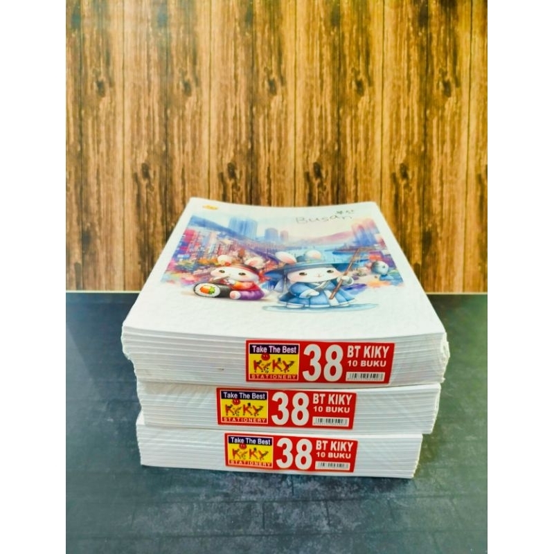 

Buku Tulis Kiky 38 / Buku Tulis Kiky 32 (1 pak isi 10 buku)