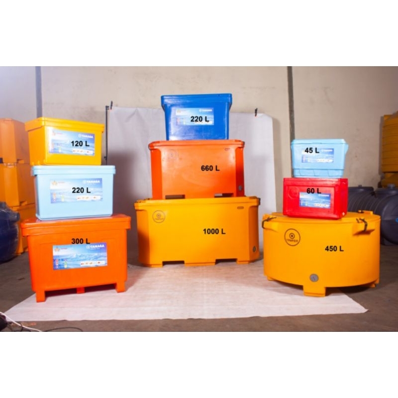 Cooler Cool Box Kotak Pendingin Makanan Ikan Plastik Tanaga