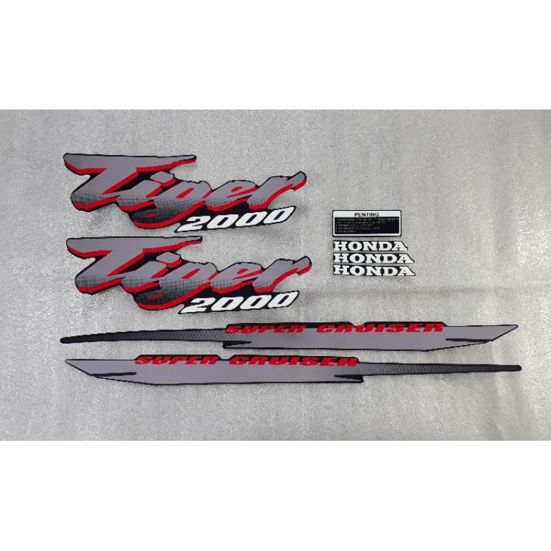 Striping sticker stiker polet list tiger lawas tilas hitam