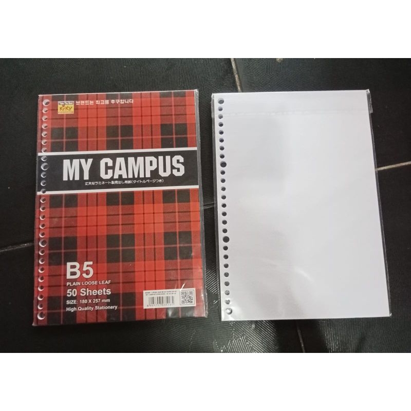 

(1 pcs) ISI BINDER POLOS KIKY UKURAN B5 ISI 50