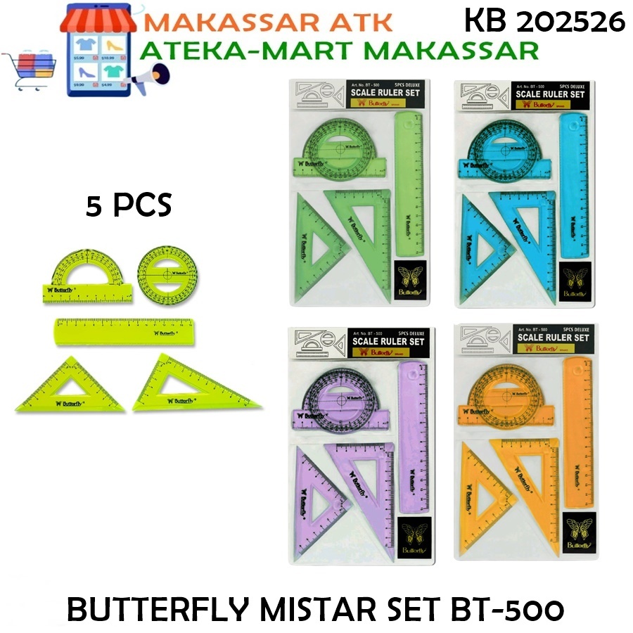 

[1SET] BUTTERFLY MISTAR SET BT-500/PENGGARIS