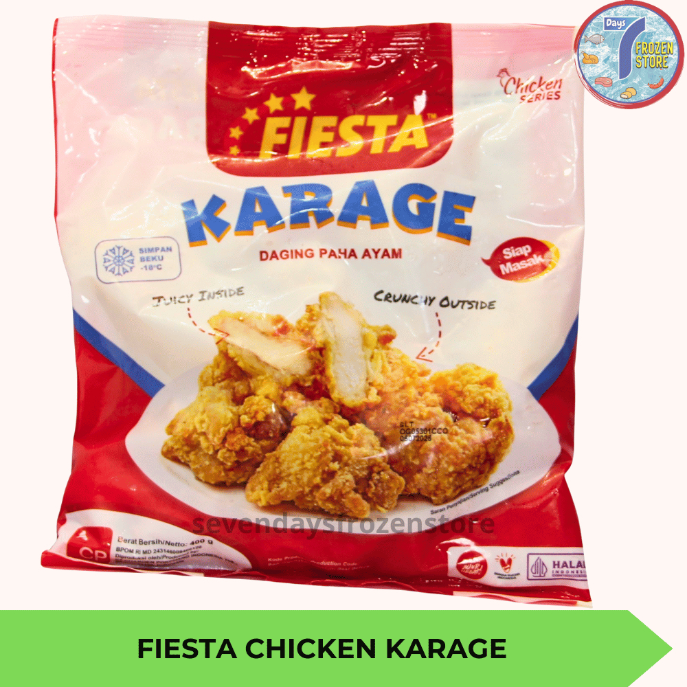 

Fiesta Karage Paha Ayam kemasan 400 gr
