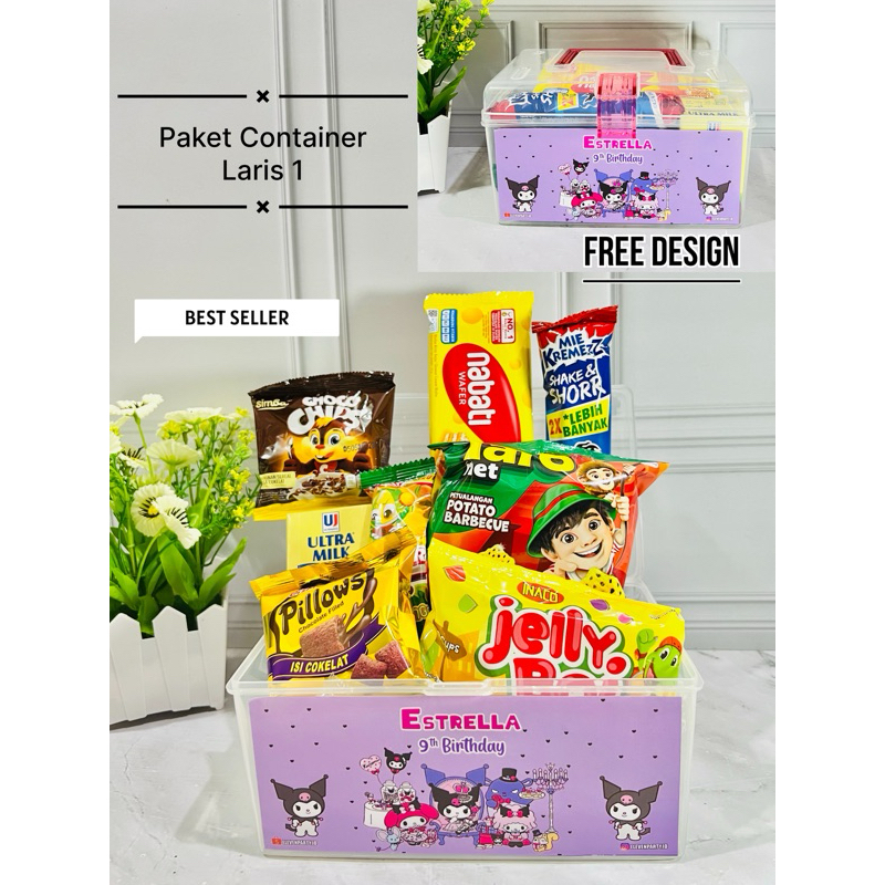 

Paket snack ulang tahun / hampers ulang tahun / goodiebag ulang tahun anak
