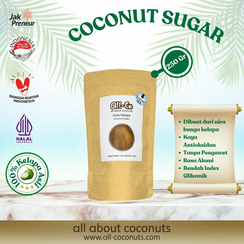 

ALL-CO COCONUT SUGAR 250g