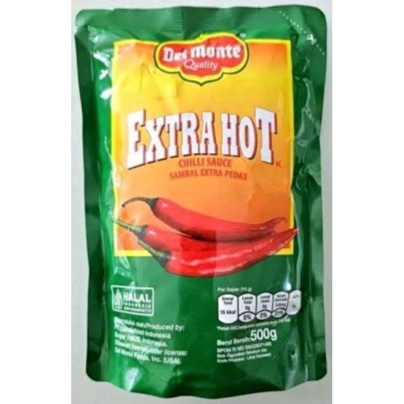 

Delmonte saus Extra Hot 500gr