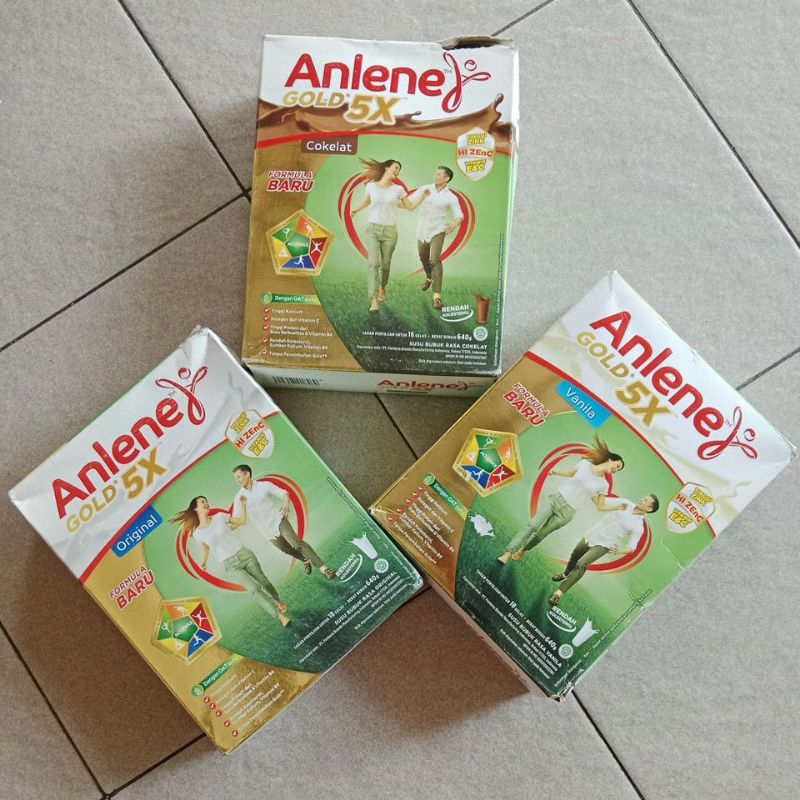 

Anlene Gold 600gr/620gr/640gr (kardus luar kurang baik)