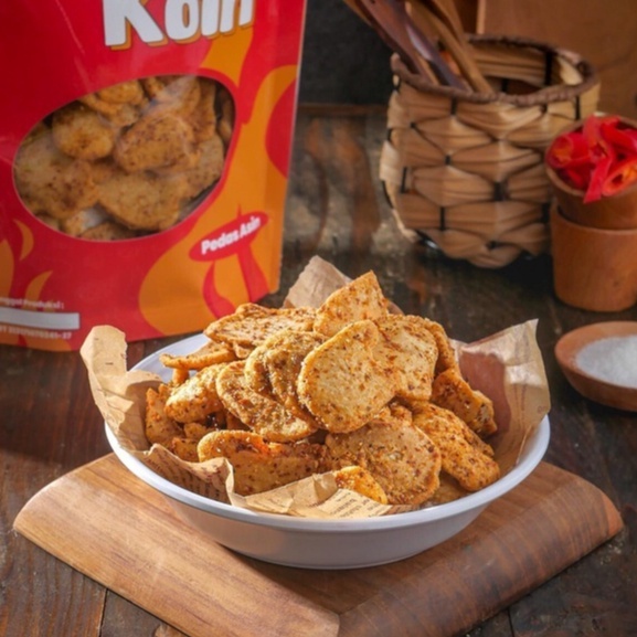 

BASRENG MAMAFUJI 200 GR - BASRENG KOIN ORIGINAL/BALADO/PEDAS ASIN/PEDAS DAUN JERUKRENYAH TIPIS LEZAT