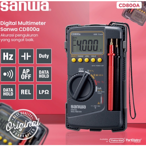 MULTITESTER SANWA ORIGINAL CD800A