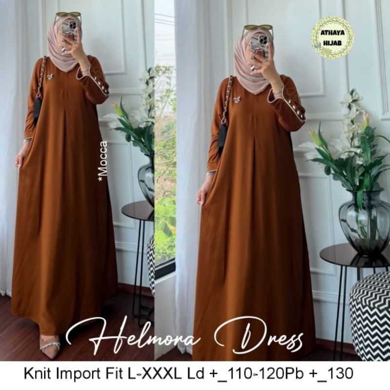 HELMORA DRESS BY ATHAYA HIJAB