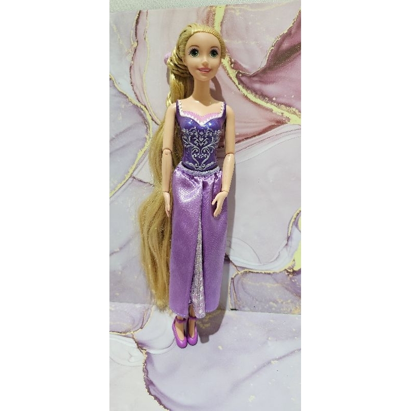 preloved barbie rapunzel mattel