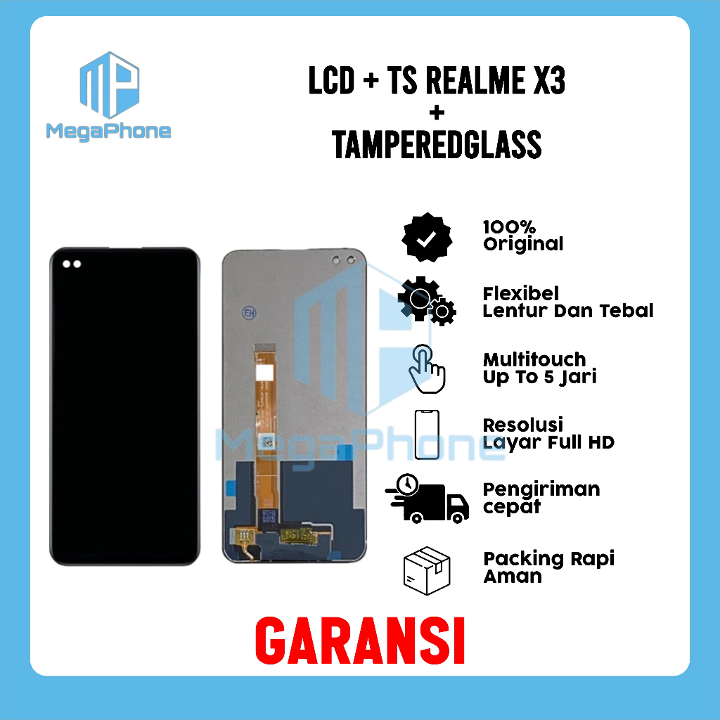 LCD + TS REALME X3 ORI FULLSET GARANSI