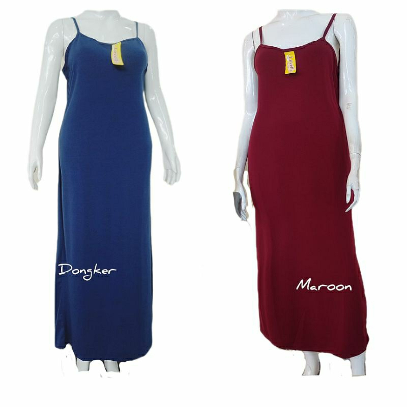 Tank Top Panjang Daster Gamis Wanita | Dalaman Gamis Panjang | Kaos Dalam Gamis Ukuran XL